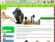Tablet Screenshot of banglacrafts.org